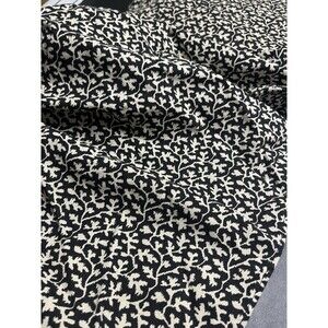 3pc Waverly Luxury Black & Tan European Shams & Dust Ruffle Bed Skirt Queen Size